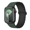 Compatible Silicone Magnetic Buckle Band for Apple Watch Series 1-11, Ultra 3, SE 3 Three-Bead Style