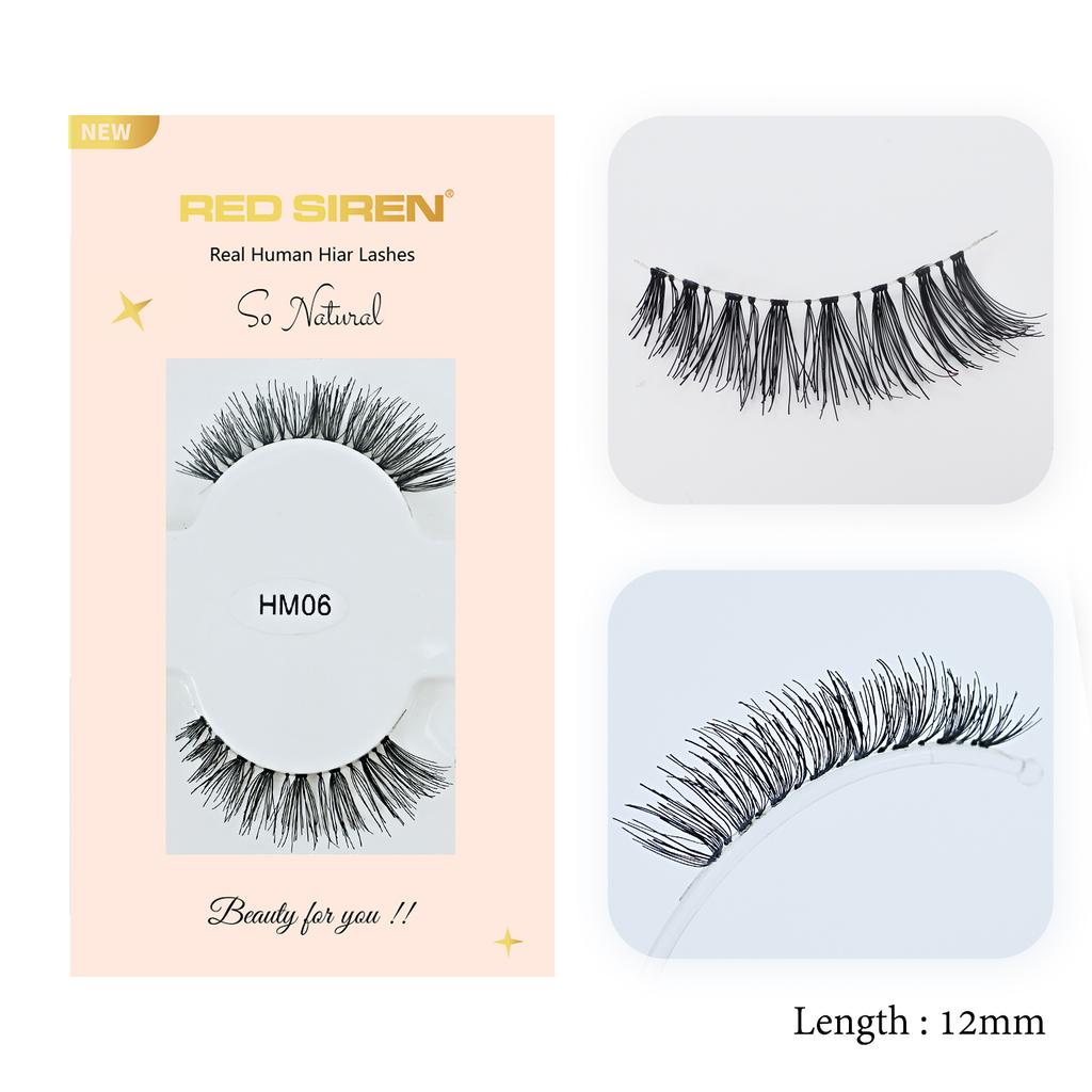 100% Human Hair Lashes Clear & Black Band Wispy Natural Full Strip Lashes Vendors Handmade False Eyelashes