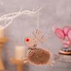 4pcs Handmade Christmas Tree Plush Deer Decor Cute Reindeer Xmas Tree Pendants  Children Gifts