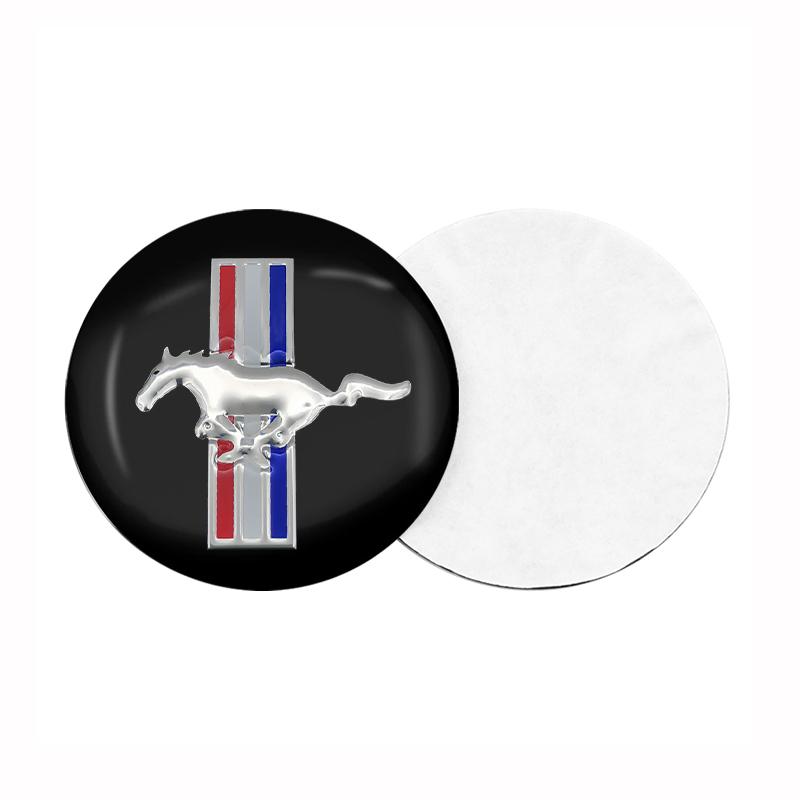 4db Autóstílus 56mm Embléma Kerékközép Kapszli Matricák Ford Mustang Univerzális Nagy Méretű Mustang Shelby GT Autókiegészítők