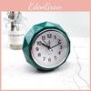 Diamond Faceted Bedside Alarm Clock With Dual Ringtones For Home Decor And Silent Mode