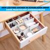 FlexiSort Drawer Dividers, Drawer Dividers, Drawer Compartment Dividers, Organizer, 4 Pieces