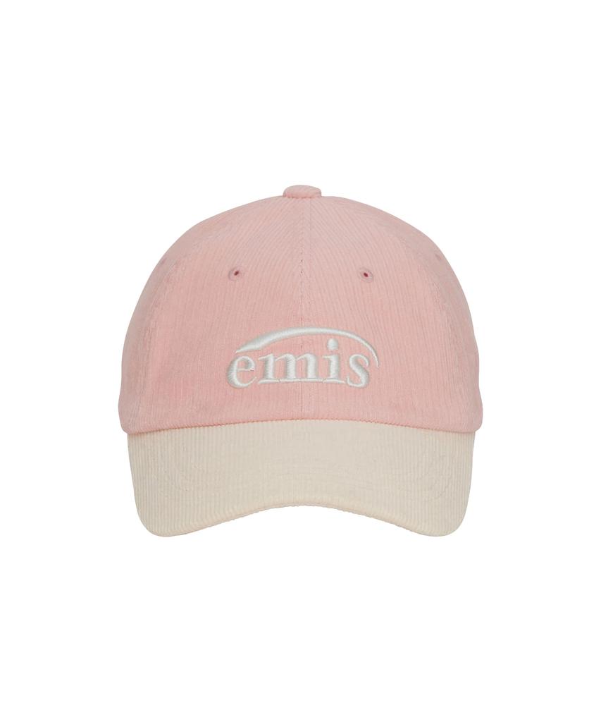 Imiseu Corduroy Two-Tone Ball Cap-Light Pink
