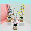 Faux Plant With Silk And Plastic Materials For Living Room Garden Decoration