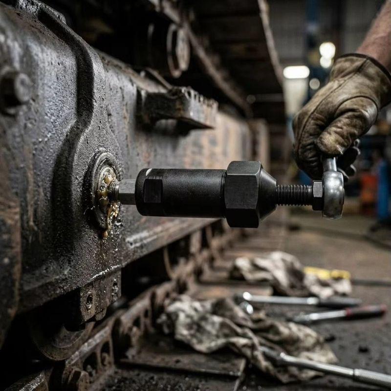 600psi Pressure Grease Fitting Unclogging Tool Carbon Steel Material Spiral Pressure Design High-Pressure Unclogging Tool