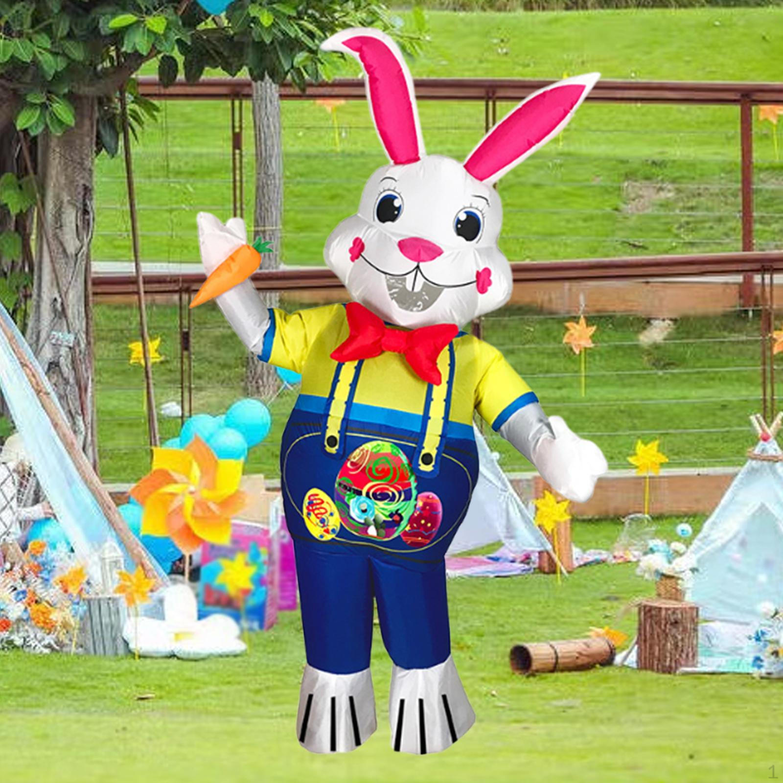 

Надувной костюм пасхального кролика для вечеринки на Хэллоуин