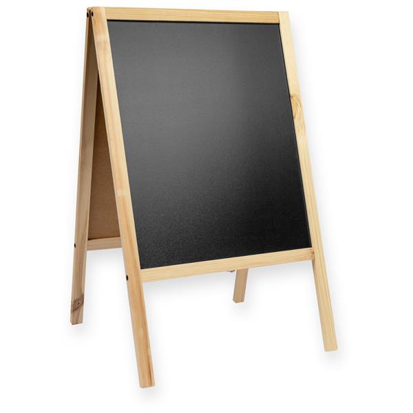 Wooden A-board Classic L (61x118 cm) - natural