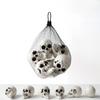 10 Pcs Halloween Decors Realistic Looking Skulls Gothic Style Human Skeleton Head Decorations For Haunted House Party Holiday