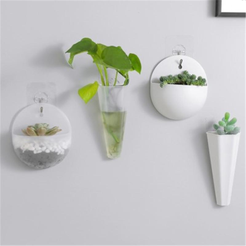 Multifunctional Wall-mounted  Vase Flower Pot Home Wall Decoration Ornaments