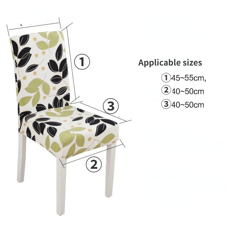 2 stk stoltrekk universal husholdningsstoltrekk elastisk spisestuestol putesett setetrekk krakktrekk