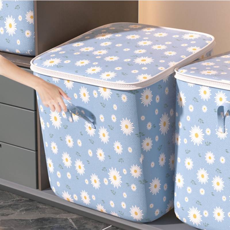 Clothing Storage Bag With Nonwoven Fabric Large Capacity For Closet Organization And Moving