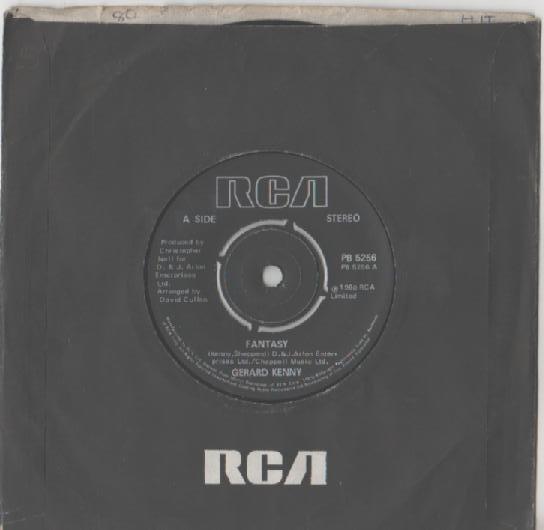 

7inch Record GERARD KENNY - Fantasy PB5256 RCA 1980 UK Pop Used