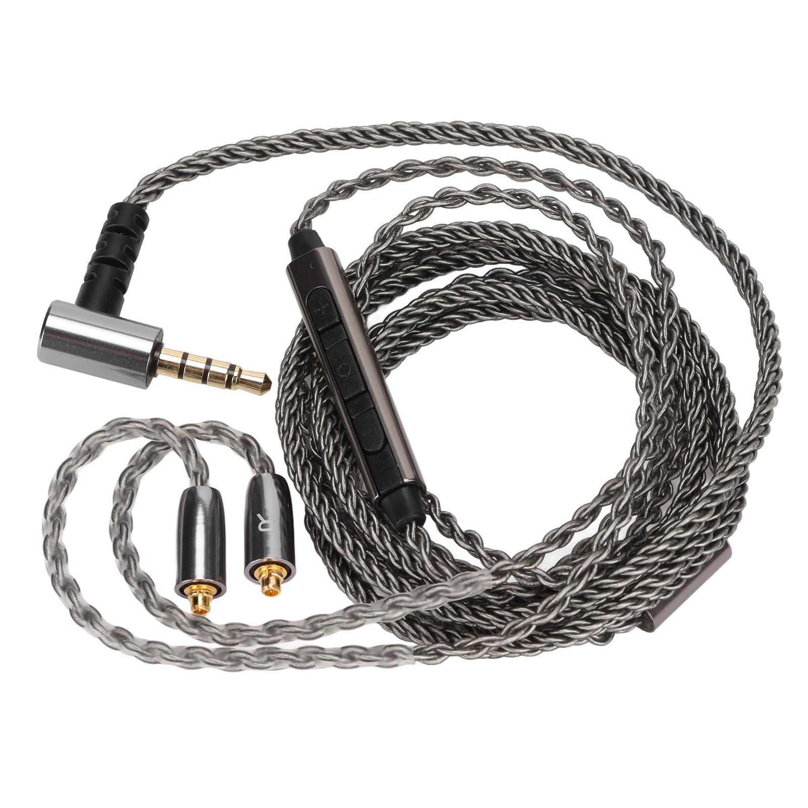 

Кабель для обновления наушников с многофункциональным регулятором громкости и функцией микрофона, кабель для наушников для SE846