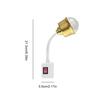NEW Colorful Rotating Atmosphere 360 Magic Ball Bulb Aautomatic Stage Effect LED Lamp Night Light For DJ Disco KTV Dance Party