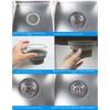 Sink Drain Strainer With PP Cover Kit Dual-Layer 69mm Stainless Steel For 54-60mm Kitchen Leak Prevention Drain Spare Parts