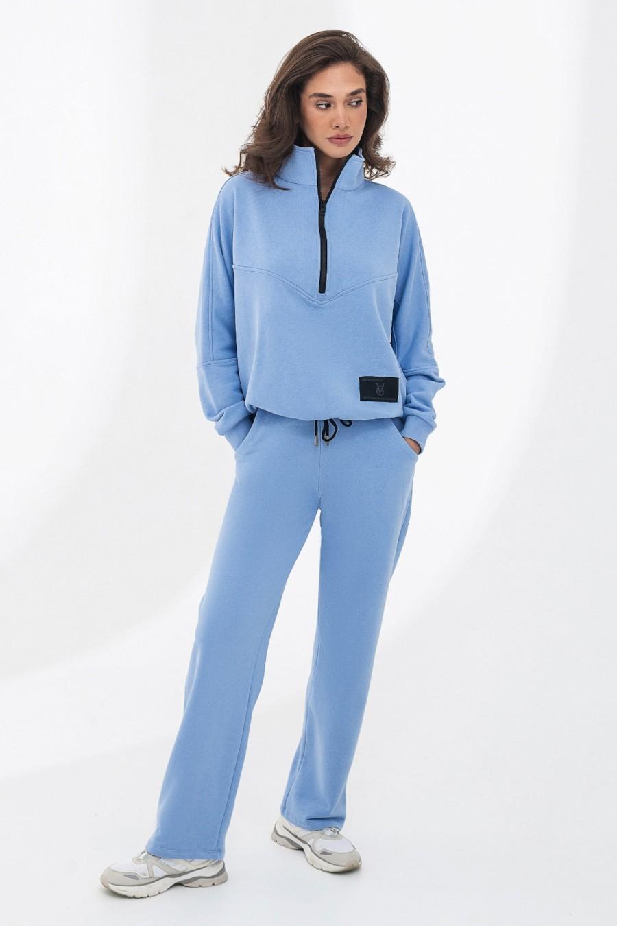 

комплект: толстовка і брюки German Volf (83384) 40(XS) французький небо синє кольору