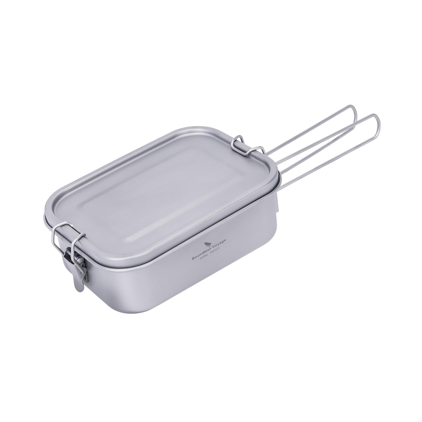 

Boundless Voyage Titanium Messtin Camping Rice Outdoor Campfire Rice Lightweight and Compact Lunch Perfect for Solo Camping and Hiking Ti2081C Cooker,