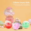 60pcs Toys Gumballs Vending Machine Capsules Fillable Capsules Gumballs Machine Capsules Party Favor Fillable Empty Balls Empty Ball for Party