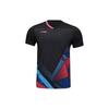 Li Ning Badminton Kollektion T-Shirt Unisex Schwarz AAYU129-1