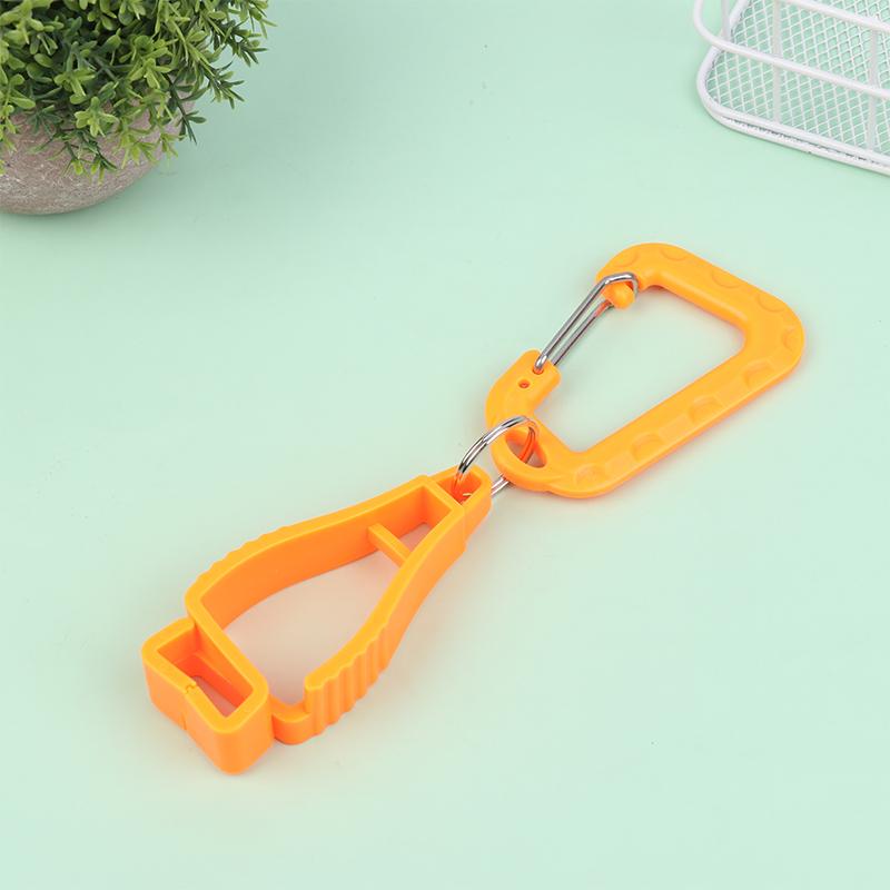 Outdoor Multifunktionale Schnalle Sicherheitsarbeitshandschuhe Halter Anti-Drop Handschuhclip Rucksack Schnalle Sicherheits Tragegegenstand Clip 7 Farben