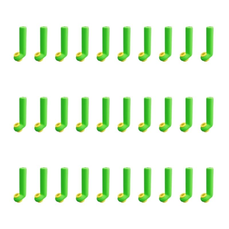 30pack High Strengths Silicones L Shape Bobbers Stoppers Fishing Gear Block for Various Water Condition