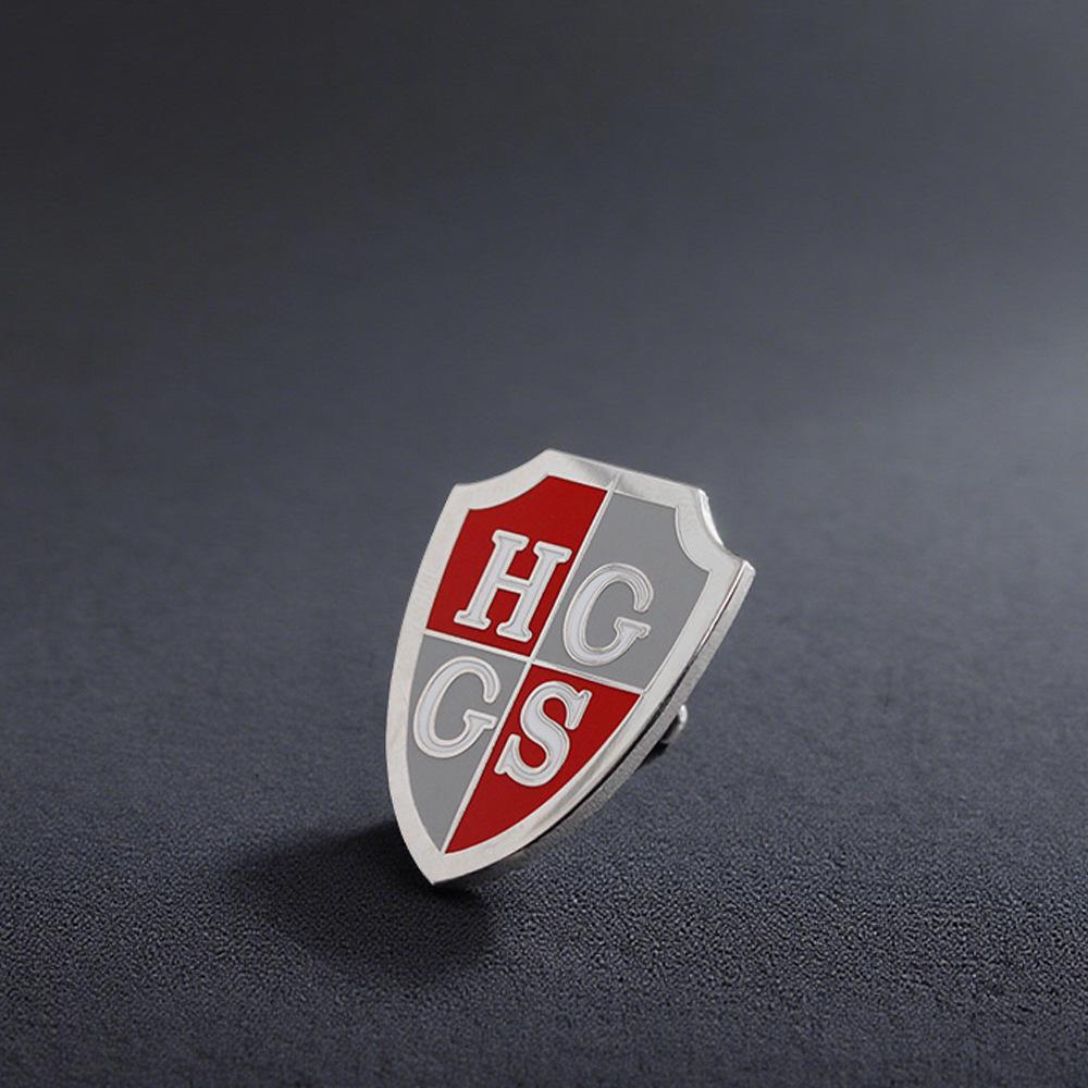 Harvey Green Girls' Grammar School Heartbeat Love Campus Story Badge Brooch