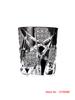 Fine Carving Cool Black Flashing Lightning Edo Kiriko Crystal Ware Wine Glass Top Quality Whiskey Cup Beer Water Mug Dad'S Gifts