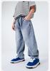 Mini Balabala Boys' and Children's Pants Summer New Product Antibacterial Cooling Soft Cowboy Loose Bending Knife Pants Banana Pants