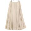 Theory Beige 100% Linen Pleated Skirt skirt S beigeUsed