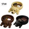 Functional Art for Balcony 3D Printed Labrador Dog Storage Tray, Cute Puppy Key Holder Decor, Creative Home Decor Ornament Shaped Catchall Bowl