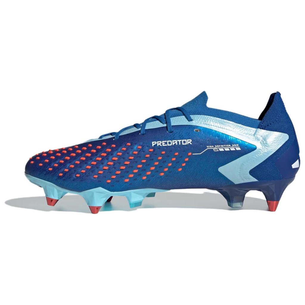 Adidas Predator Accuracy.1 Zapatos de Fútbol Unisex Suaves Cómodos Antideslizantes Ligeros Azul Blanco IF2291