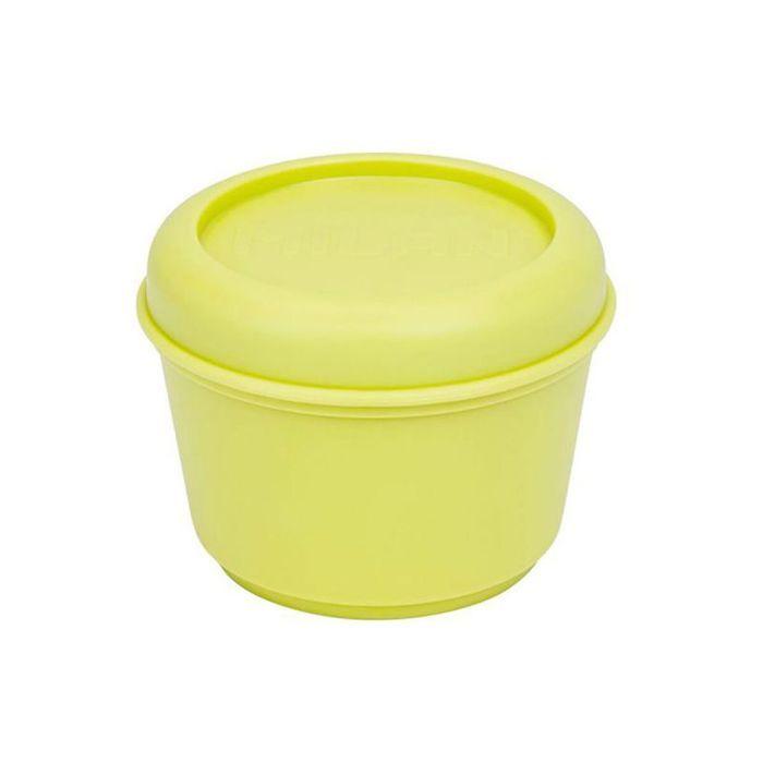 Boites de conservation - boites hermetiques Milan - 085112Y - (R) Conteneur alimentaire rond 0.25l jaune, serie SUNSET