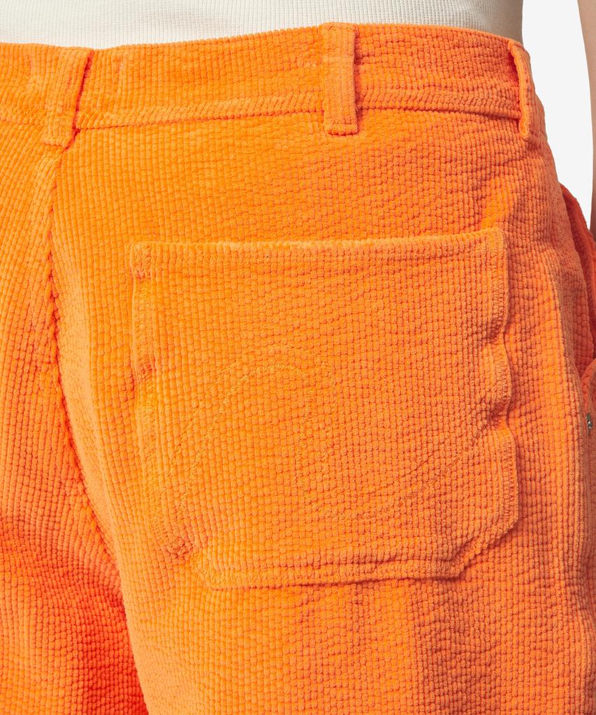 Ialel Corduroy Denim Shorts - Orange / Erl06P010Orange