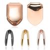 Trendy Hip Hop Gold Plated Small Single Tooth Cap Grillz Top Bottom False Teeth Stylish Fashion Jewelry Accessory