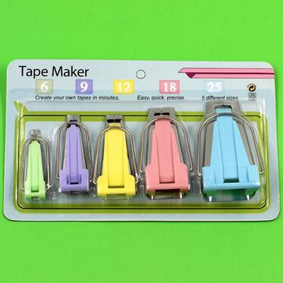 Quilting Tools Edge Binders Edge Roller Tape Maker  5 Sizes Set