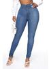 Women's Slimming High Waist Stretch Denim Pencil Pants - Cross-border E-commerce Europe-America
