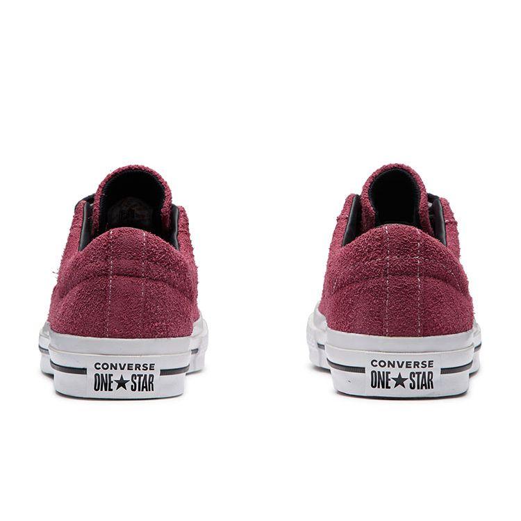 Converse One Star Suede Casual Comfortable Low Top Sneakers Unisex Sneakers Rose-Red 165955C