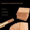 5Pieces Natural Cork Woodwind Accessories Joint Corks Sheets for Various Saxophone with Excellent Sealing and Durability