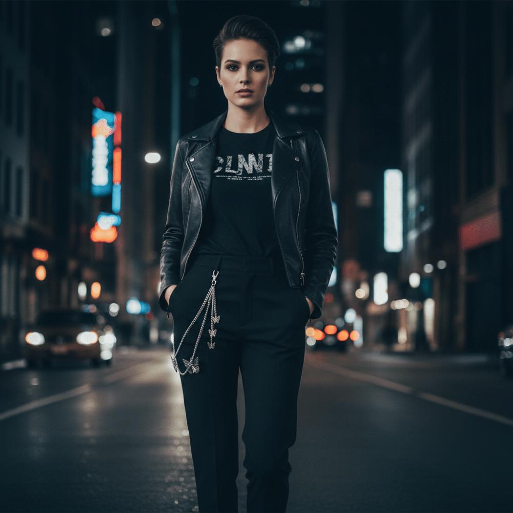 Layered Punk Street Keychains Chain Rock Biker Jeans Pants Chain  Clothing Accessories