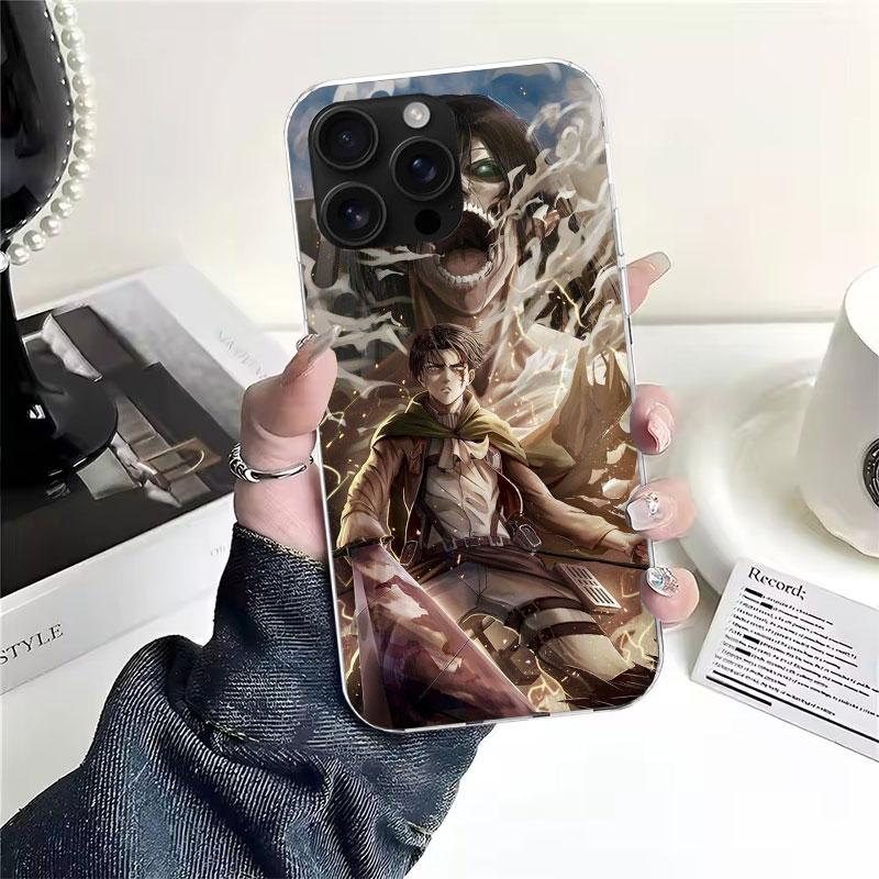 A-Attack on T-Titan Levi Soft Phone Case For IPhone 11 17 Air 16E 16 Pro Max 15 + 14 Plus 13 Mini 12 Apple 7 SE 8 Fundas Coque 1