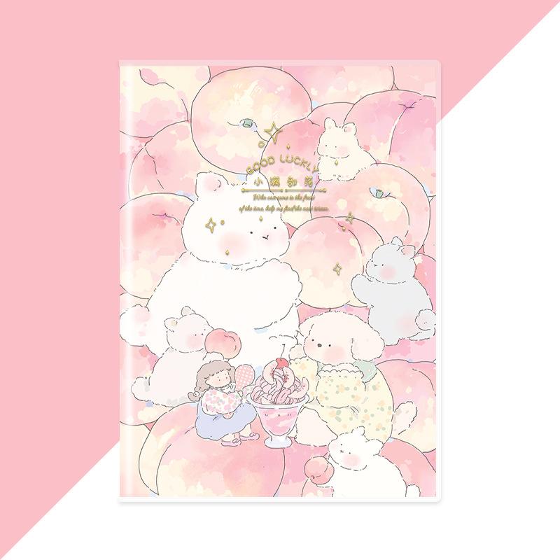 Набор клея Книга Исцеление Сяомань Милая Девушка Сердце Тетрадь B5 Девушки Цветной Срез Спрей Блокнот