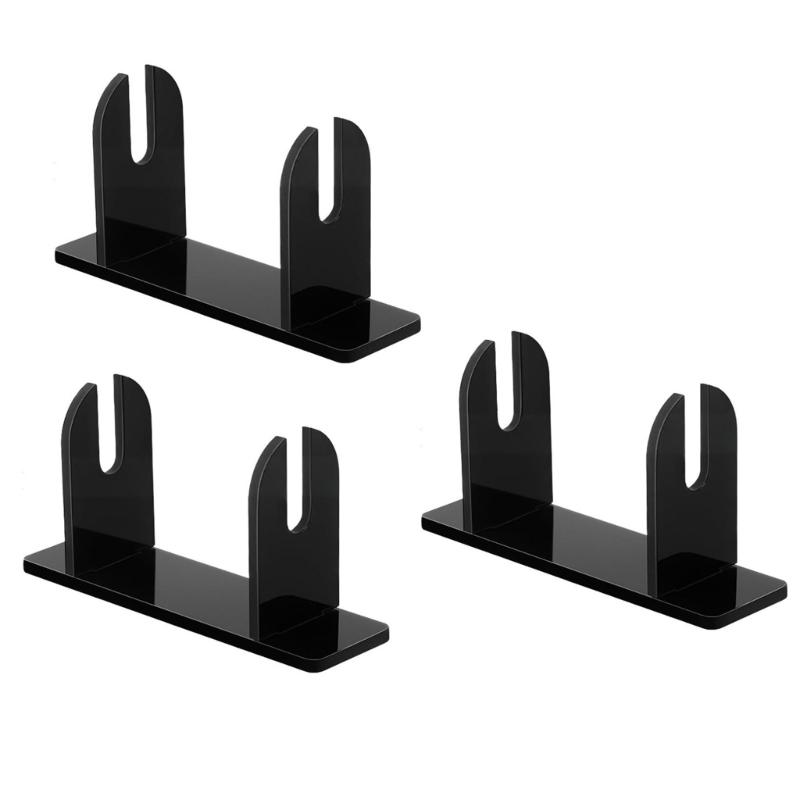 

Акриловая складная подставка для веера, держатели для ручных вееров, подставка для ручного веера, складная подставка для демонстрации ручного веера, органайзеры для вееров чёрный