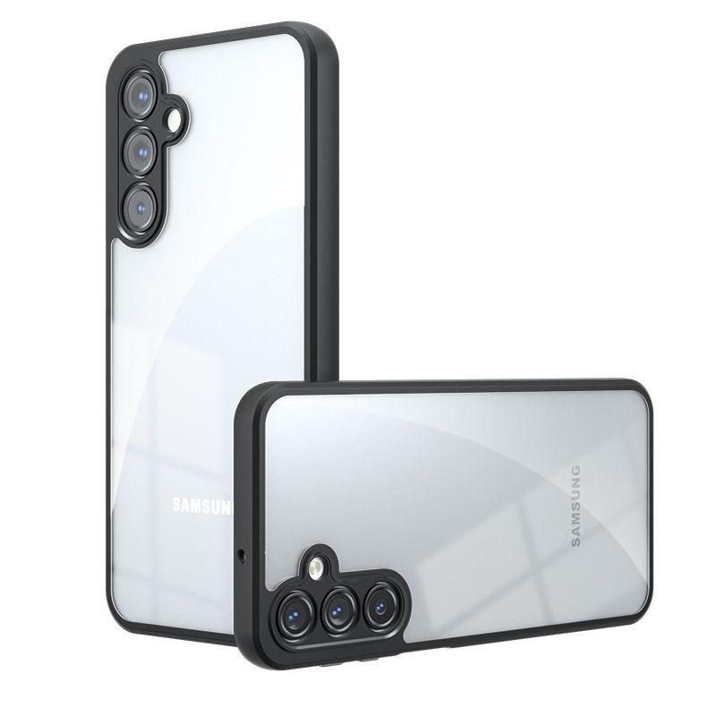 Suitable for Samsung A55 A16 Mobile Phone Case Skin Matte S25ultra Essence Hole Full Inclusive Airbag Anti Fall Protection Case