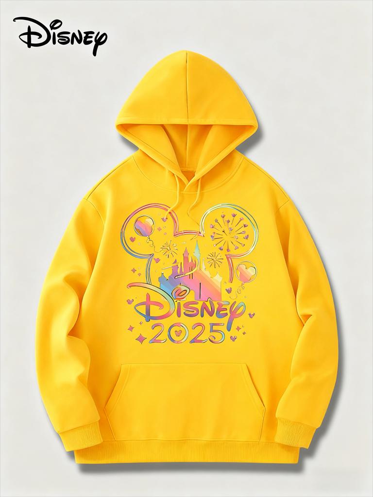 Disney Trip 2025 Fall/Winter Hoodies Disney Family Vacation 2025 Pullover Disneyland Trip Tops Unisex Adults &Children Hoodies