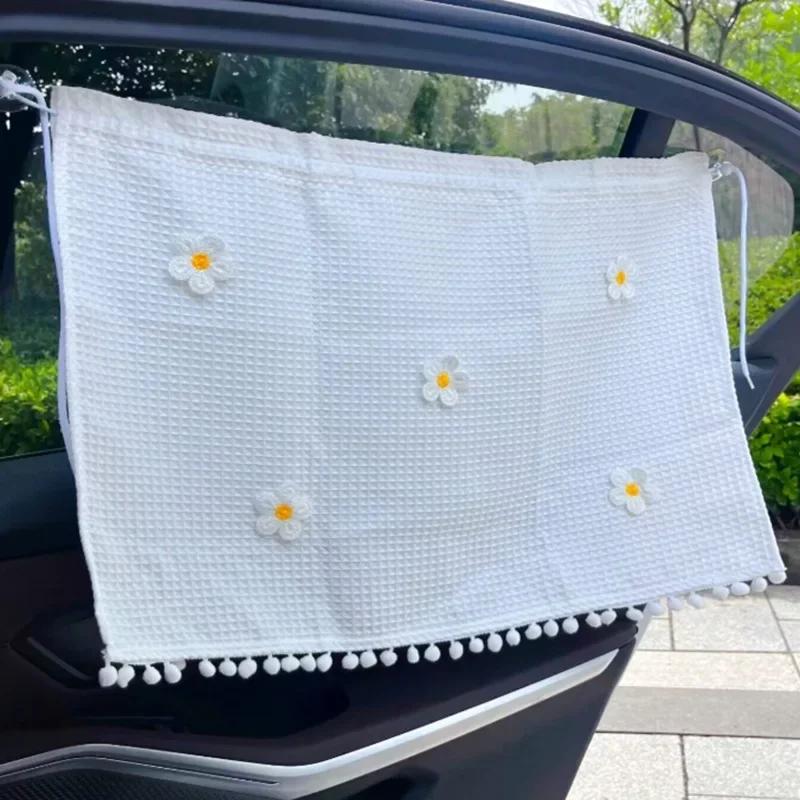 Suction Cup Curtain In The Car Window Sunshade Cover Cartoon Universal Side Window Sunshade UV Protection For Kid Baby Children