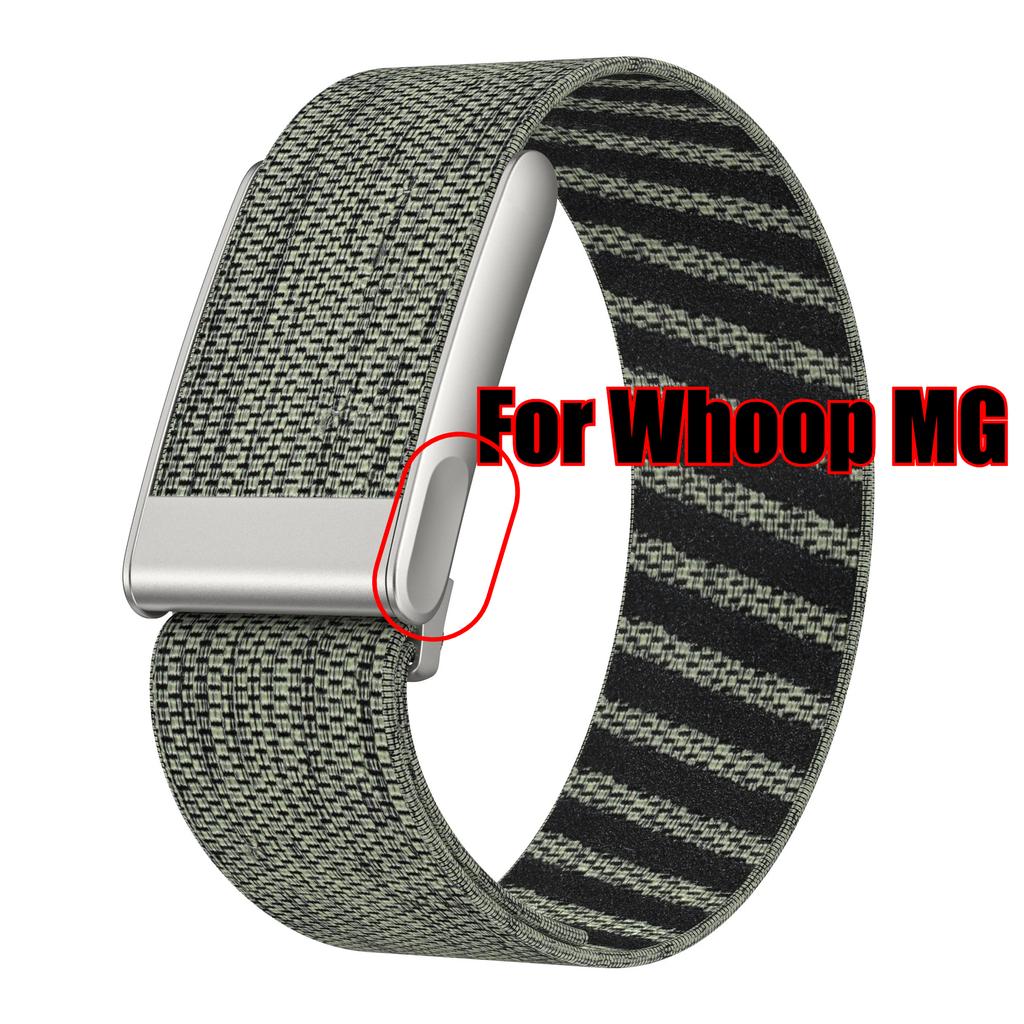 For WHOOP MG / WHOOP 5.0 Breathable Wrist Band Soft Slicone Sweatproof Adjustablle Rubber Band for Whoop 5.0 MG Wristband