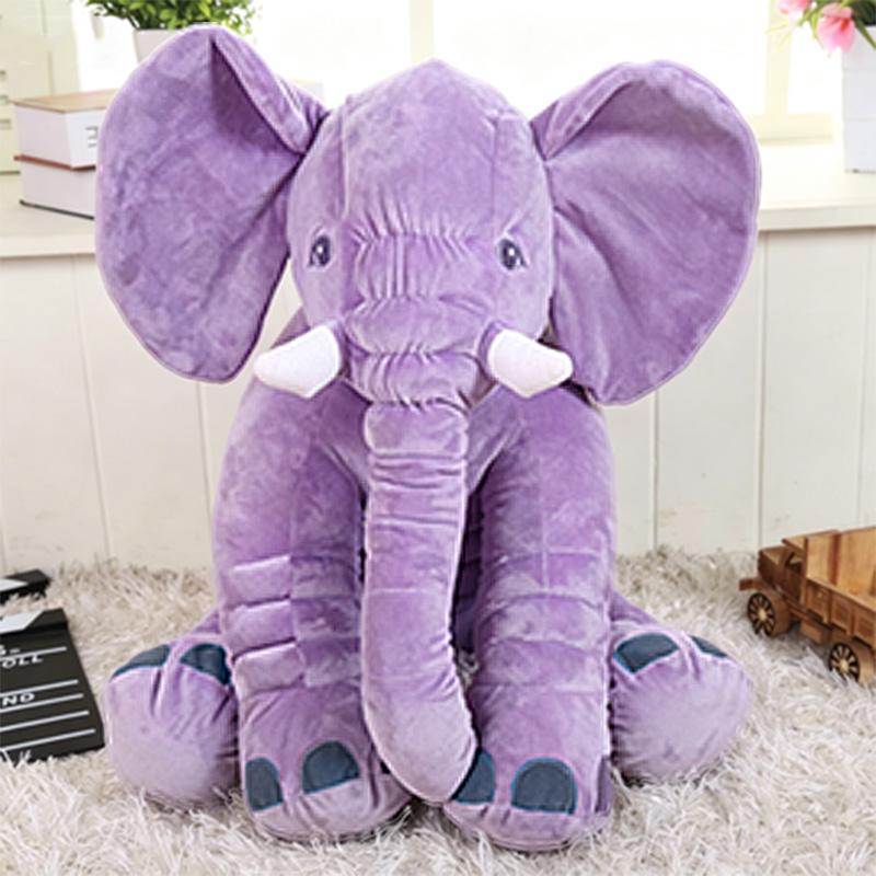 Elefant Plüschkissen Kleinkind Weich Zum Schlafen Stofftiere Spielzeug Baby's Spielkamerad Geschenke Für Kinder Begleitpuppe Weihnachten Geschenk pink