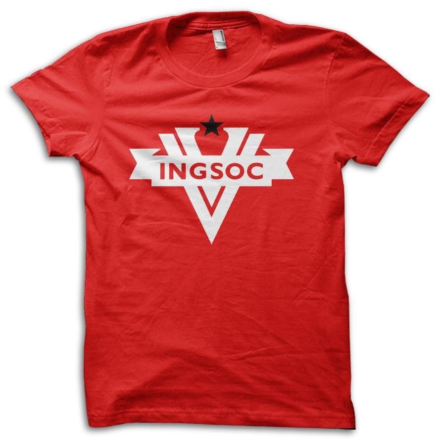 INGSOC 1984 George Orwell Dystopian Movie Reference T-Shirt M5833 2XL