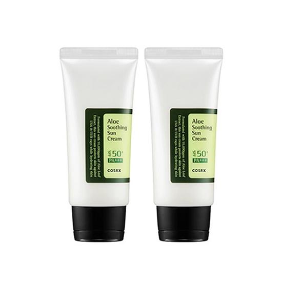 

COSRX Aloe Soothing Sun Cream SPF50+ PA+++ 50ml ×2