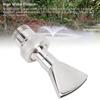 Fan Shaped Fountain Nozzle Stainless Steel 3/4 Inch 1/2 Inch Universal Flat Fountain Pond Water Nozzle Sprinkler for Garden Pool Landscaping